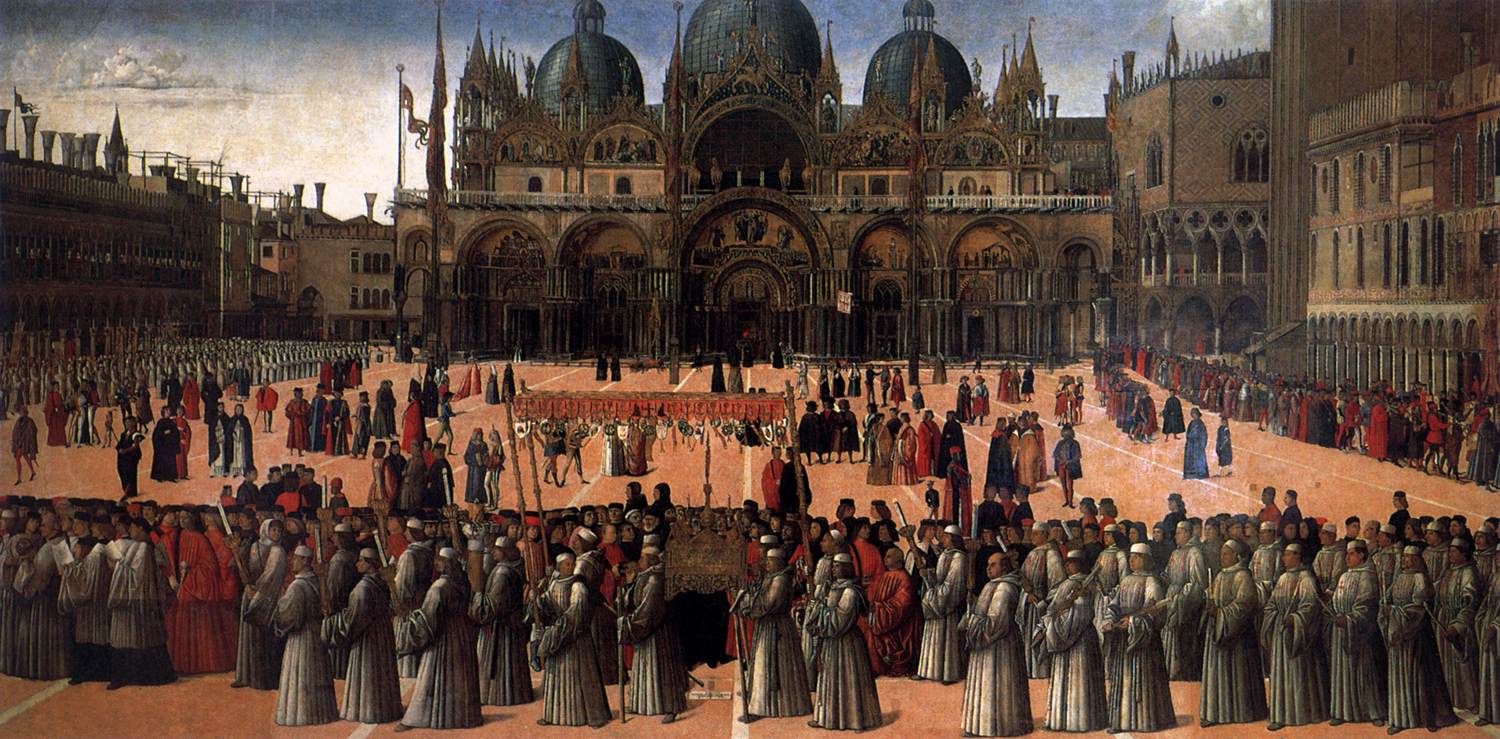 Procession of Gondolas in the Bacino di San Marco, Venice