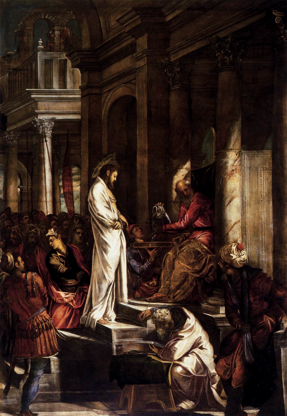 Christ before Pilate by TINTORETTO